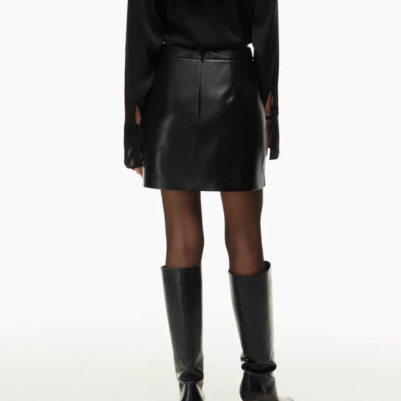 Patio Wilfred Mini Skirt - Aritzia Vegan Leather - Picture 6 of 7